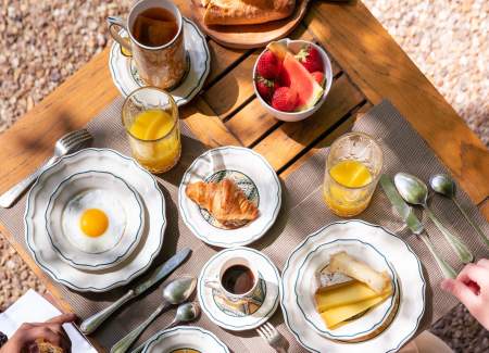 Auberge des Templiers breakfast